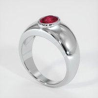 1.03 Ct. Ruby Ring, Platinum 950 2