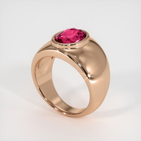 2.57 Ct. Sapphire Ring, 18K Rose Gold 2