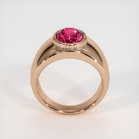 2.57 Ct. Sapphire Ring, 18K Rose Gold 3
