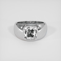 2.59 Ct. White Sapphire Ring, Silver 1