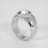 2.59 Ct. White Sapphire Ring, Silver 2