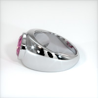 3.31 Ct. Pink Sapphire Ring, 10K White Gold 4