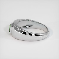 1.37 Ct. Green Sapphire Ring, 10K White Gold 4