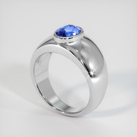 2.68 Ct. Sapphire Ring, 14K White Gold 2