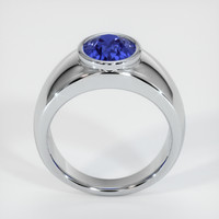 2.50 Ct. Sapphire Ring, 14K White Gold 3
