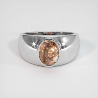 2.60 Ct. Gemstone Ring, 14K White Gold 1