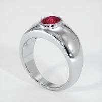 1.03 Ct. Ruby Ring, 14K White Gold 2