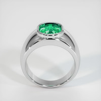 1.98 Ct. Emerald Ring, 18K White Gold 3