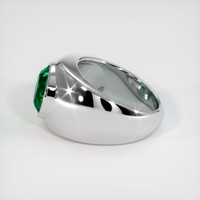 3.42 Ct. Emerald Ring, 18K White Gold 4