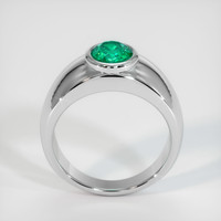 1.24 Ct. Emerald Ring, 18K White Gold 3