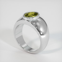 1.73 Ct. Gemstone Ring, 18K White Gold 2