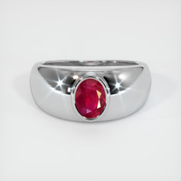 1.03 Ct. Ruby Ring, 18K White Gold 1