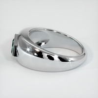 1.20 Ct. Sapphire Ring, 18K White Gold 4