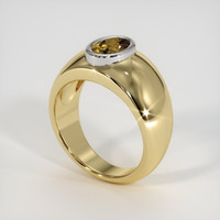 1.15 Ct. Gemstone Ring, 14K White & Yellow 2