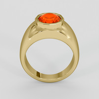 1.79 Ct. Orange Opal Ring, 14K Yellow Gold 3
