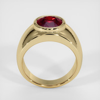 4.04 Ct. Ruby  Ring - 14K Yellow Gold