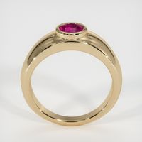 0.68 Ct. Ruby Ring, 14K Yellow Gold 3