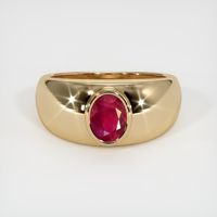 1.03 Ct. Ruby   Ring, 14K Yellow Gold 1
