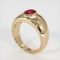 1.03 Ct. Ruby   Ring, 14K Yellow Gold 2