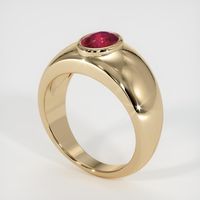 1.03 Ct. Ruby Ring, 14K Yellow Gold 2