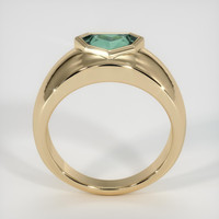 1.20 Ct. Green Sapphire Ring, 14K Yellow Gold 3