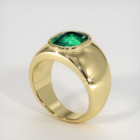 1.98 Ct. Emerald Ring, 18K Yellow Gold 2