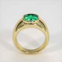 1.98 Ct. Emerald Ring, 18K Yellow Gold 3