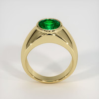 3.07 Ct. Emerald Ring, 18K Yellow Gold 3