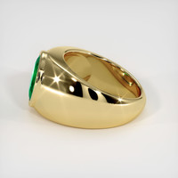 3.07 Ct. Emerald Ring, 18K Yellow Gold 4