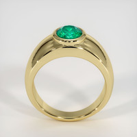 1.24 Ct. Emerald Ring, 18K Yellow Gold 3