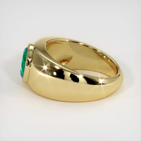 1.24 Ct. Emerald Ring, 18K Yellow Gold 4