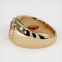 2.09 Ct. Pink Sapphire Ring, 18K Yellow Gold 4
