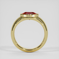 6.10 Ct. Ruby Ring, 18K Yellow Gold 3