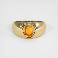 2.90 Ct. Sapphire Ring, 18K Yellow Gold 1