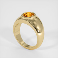2.90 Ct. Sapphire Ring, 18K Yellow Gold 2