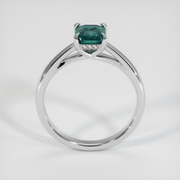 1.25 Ct. Bluish Green Sapphire Ring, Platinum 950 3