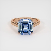 3.57 Ct. Sapphire Ring, 18K Rose Gold 1