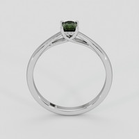 0.55 Ct. Green Sapphire Ring, Silver 3