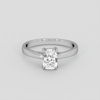 2.06 Ct. White Sapphire Ring, 10K White Gold 1