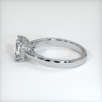 3.99 Ct. White Sapphire Ring, 10K White Gold 4