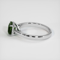 1.59 Ct. Green Sapphire Ring, 14K White Gold 4