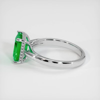 1.98 Ct. Emerald Ring, 18K White Gold 4