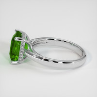 2.56 Ct. Gemstone Ring, 18K White Gold 4