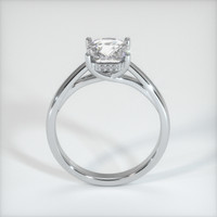 3.99 Ct. White Sapphire Ring, 18K White Gold 3