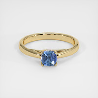 0.71 Ct. Sapphire Ring, 14K Yellow Gold 1