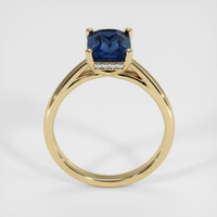 2.09 Ct. Blue Sapphire Ring, 14K Yellow Gold 3