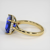 7.17 Ct. Blue Sapphire Ring, 14K Yellow Gold 4