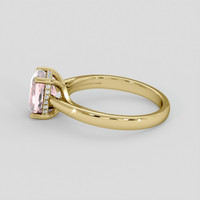 2.08 Ct. Pink Sapphire Ring, 14K Yellow Gold 4