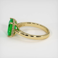 1.98 Ct. Emerald Ring, 18K Yellow Gold 4