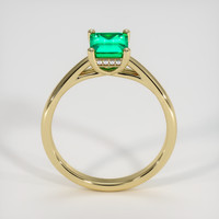 1.19 Ct. Emerald Ring, 18K Yellow Gold 3